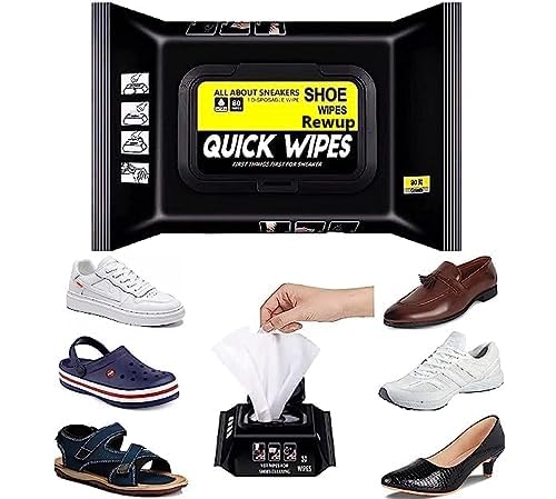 Natural Sneaker & Shoe Cleaner Wipes - Set of 2